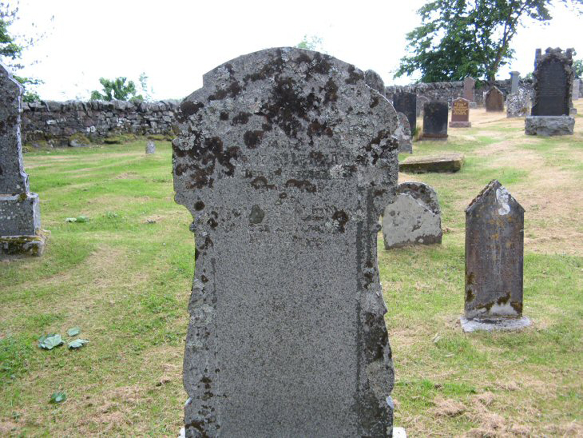 Photo of headstones/Kenneth McLennan died 1911 MI Gairloch Old